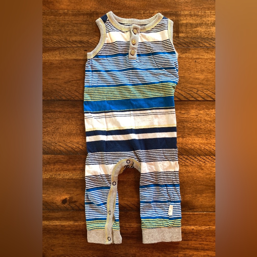 Burt’s Bees Baby Striped Romper 0-3 months